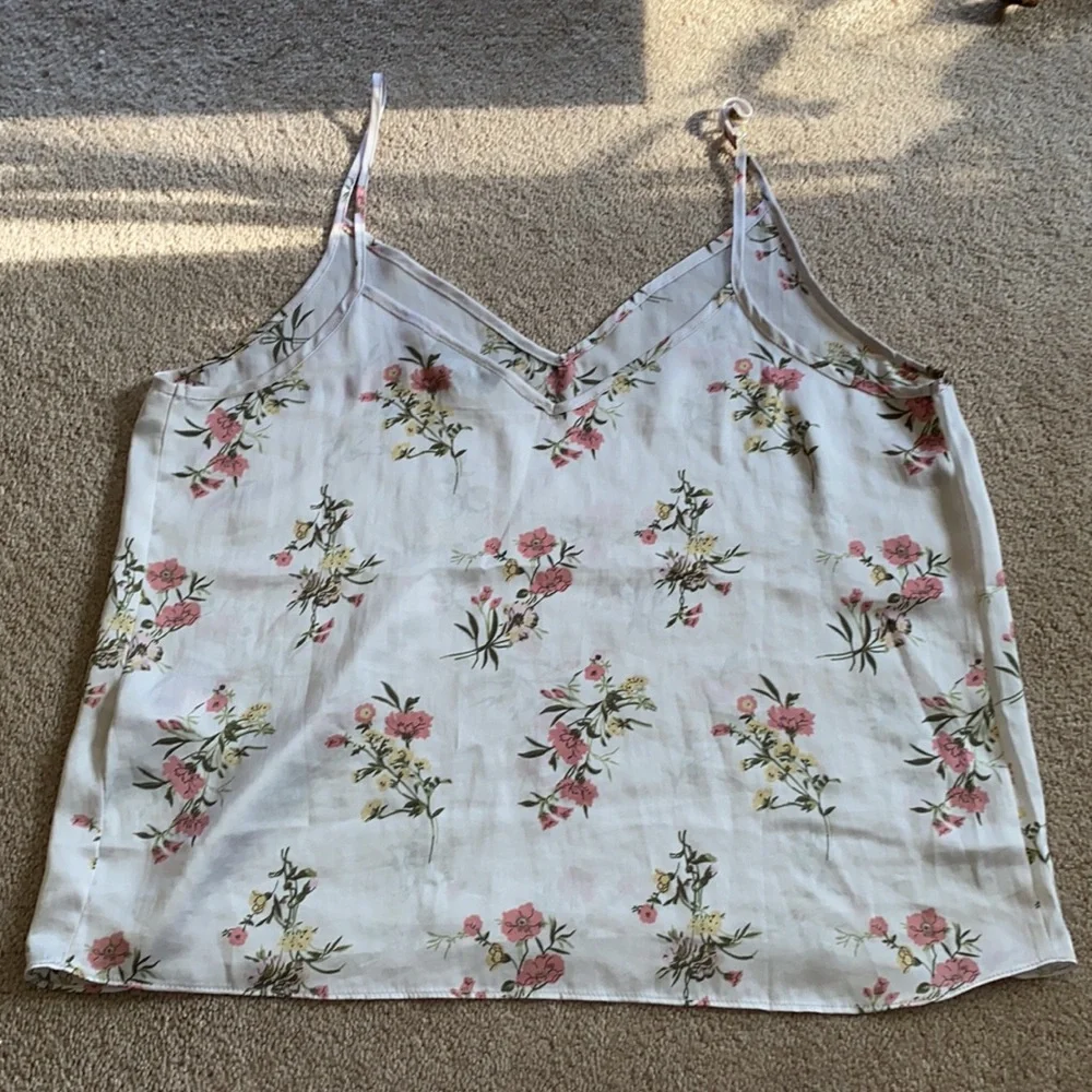 💌[ Topshop ] Satiny Floral Shorts & Tank Pajama Set - Picture 5 of 16